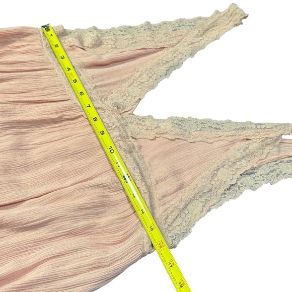 L Love Fairy Ethereal Cottagecore Peasant Bohemian Tiered Gauzy Maxi Dress M - Picture 11 of 12